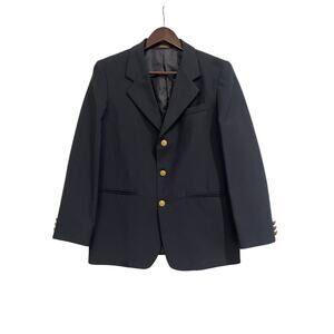 Blazer Boys Navy 16R Gold Buttons Church School Party Dance Formal Holidays